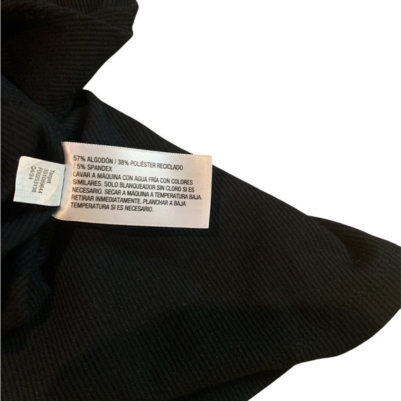 Wild Fable Black Ribbed Top - Picture 7 of 7